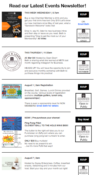 click thru to register for events